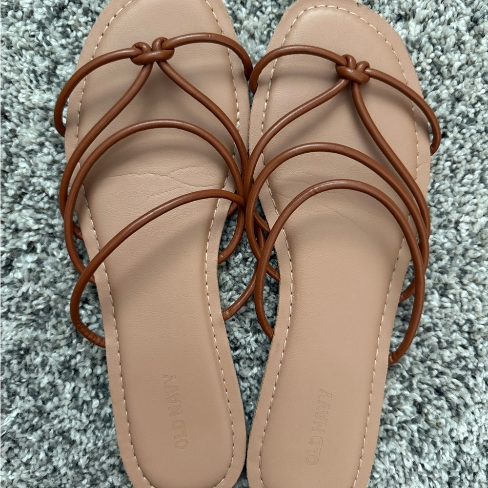 Old Navy Women's Brown Strappy Sandals